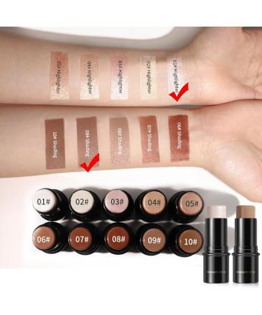 Long-Lasting Waterproof Contour Stick Highlighter Makeup Wand for Face & Body - Daily Wear, 29g (Pack of 1) - Buy Online on GoSupps.com