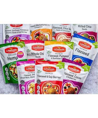 (3 PACK) - Linwoods - Milled Flaxseed & Goji | 200g | 3 PACK BUNDLE - Buy Online on GoSupps.com