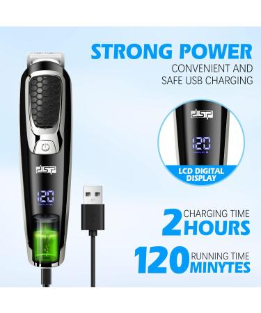 DSP Beard Grooming Kit for Men - 5 in 1 Electric Hair Clippers & Multi-Functional Waterproof Trimmer with LED Display - Cordless Facial & Nose Mustache Groomer - Buy Online on GoSupps.com