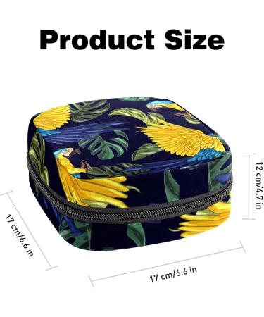 Shop Women's Bonds Storage Pockets - Portable Parrot Pattern Period Kit & Feminine Product Bag - Buy Online on GoSupps.com