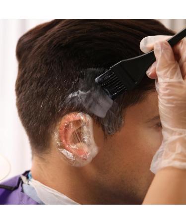 Hohopeti Lot de 200 Cache-Oreilles Jetables Protections Auditives Transparentes et Roses Bande lastique Adapt es pour Bain Teinture Capillaire et Soins en Salon de Coiffure - Buy Online on GoSupps.com