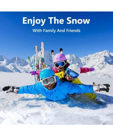 ODTMGER Ski Gloves - Warmest Waterproof & Breathable Cold Weather Gear for Men Women & Kids | Perfect for Family Outdoor Adventures - Buy Online on GoSupps.com
