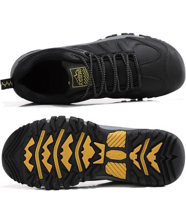 ASTERO Men's Lightweight Hiking Shoes - Size 41-46 - Black - Perfect for International Adventures - Buy Online on GoSupps.com