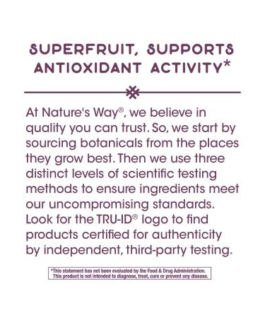Nature's Way Acai Capsules - 60 Vcaps for Antioxidant Support | Shop Now - Buy Online on GoSupps.com