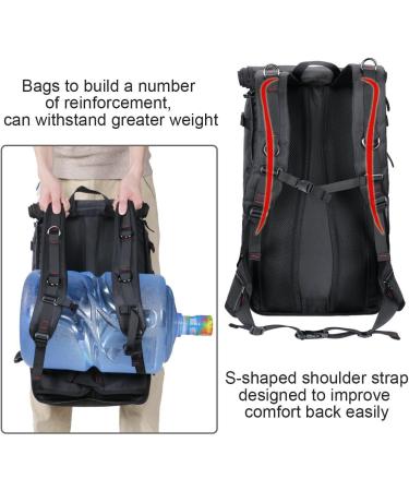Kiepoar 40L Waterproof Hiking Backpack | 3-in-1 Travel Bag with Theft Protection & Shoe Compartment | Green Outdoor Sports Gear - Buy Online on GoSupps.com