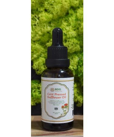 Golden Bay 100% Pure Cold Pressed Safflower Oil - 30 ml | Lightweight Natural Moisturizer for Face Skin & Hair | Non-Comedogenic Rich in Omega-6