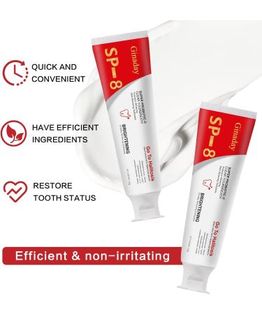 Shiren Zhuangshu 2 Pcs SP-8 Probiotic Toothpaste Deep Cleaning Care Fresh Breath with Probiotic Oral Microbiot. - Buy Online on GoSupps.com