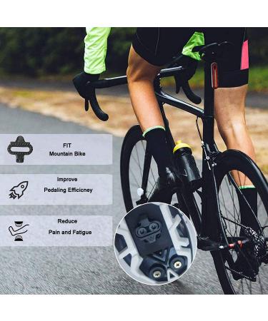 Shimano SPD Compatible Bike Cleats for Indoor Cycling and MTB - Men & Women Bicycle Cleat Set - Buy Online on GoSupps.com