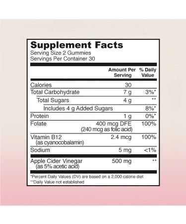 Vital Proteins Apple Cider Vinegar Gummies - 60 Count | All-Natural Wellness - Buy Online on GoSupps.com