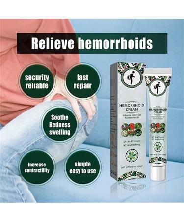 Hemorrhoids Cream - Hemorrhoid & Fissure Relief Cream Natural Hemorrhoids Treatment Cream Hemorrhoids Treatment Removal Cream Fast Acting Relief from External Itching and Burning (1 Pcs) - Buy Online on GoSupps.com