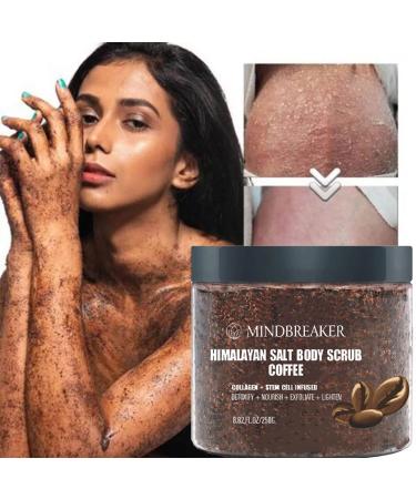 Himalaya Salt Body Peeling - Exfoliating & Moisturizing Body Scrub Gift for Men & Women - Coffee Infused - Buy Online on GoSupps.com