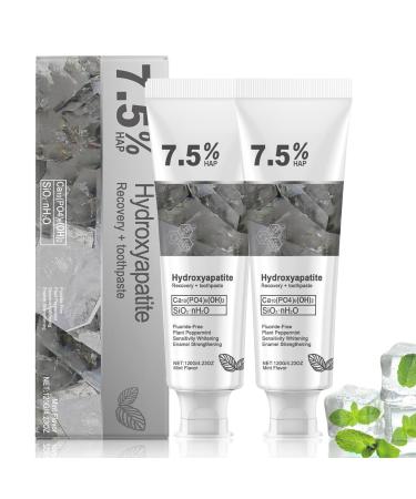 Hydroxyapatite Toothpaste for Advanced Enamel Protection Gentle and Effective Formula Fluoride-Free with Refreshing Mint Hydroxyapatite Toothpaste for Sensitive Teeth (2)