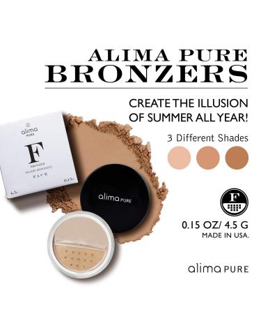Alima Pure Matte Bronzer Powder - Talc-Free Natural Face Contour Makeup (Mauna Loa, 0.15 oz) - Buy Online on GoSupps.com
