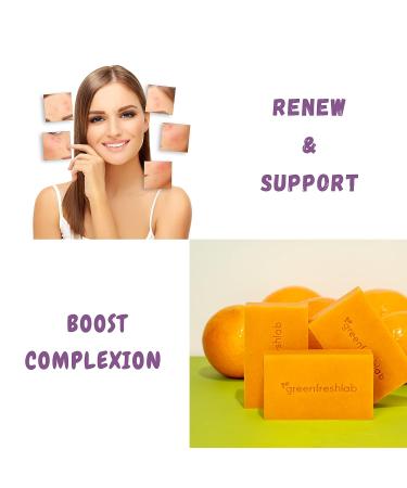 Organic Citrus Lavender Soap Bar | Energizing & Hydrating | For All Skin Types | Vegan & Cruelty-Free | 4 oz - Buy Online on GoSupps.com