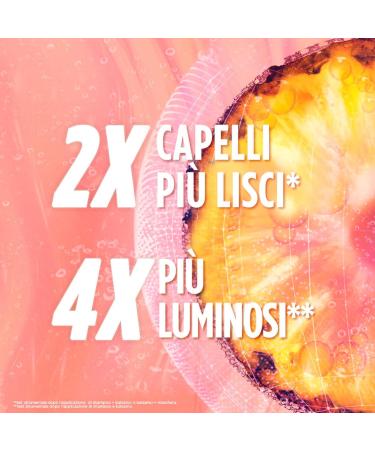  Garnier Garnier Fructis Hair Food Pineapple Shampoo for luminous lengths for long and dull hair detangling action. Cleanses nourishes and hydrates - 3 x 350ml bottles - Buy Online on GoSupps.com