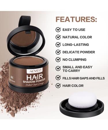  FSLHCY Touch-Up Powder Roots 4g Hair Shadow Shadow Cover Powder for Cbello Use to Fill Weakened Hair (Light Brown) - Buy Online on GoSupps.com