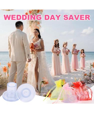 24 Pairs High Heel Protectors - Clear Shoe Cups for Grass & Uneven Floors | Perfect for Outdoor Weddings - Buy Online on GoSupps.com