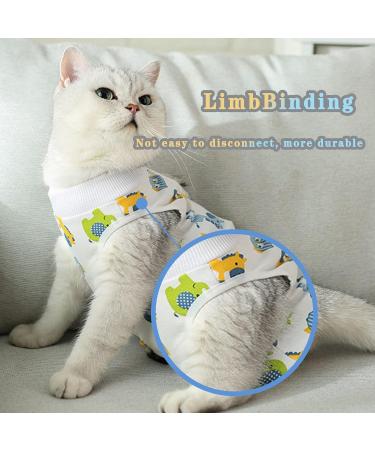 CLLRYBO Katzenbody for Cats - Post-Surgery Medical Shirt | Hippo Design | M Size Recovery Suit - Buy Online on GoSupps.com