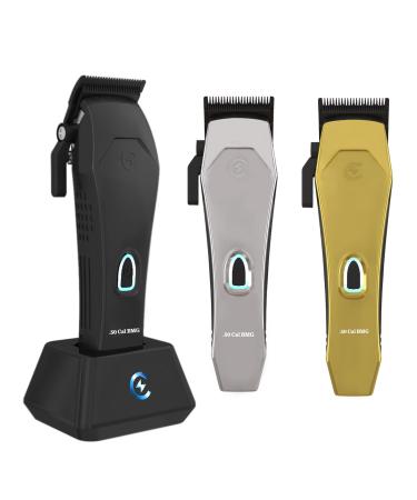 Caliber .50 Cal BMG Clipper - Professional Cordless Magnetic Motor Clippers - Quiet Operation Trimmer - Rechargeable Powerful Battery - Easy Zero Gap Cut - Hair Grooming Tool for Men