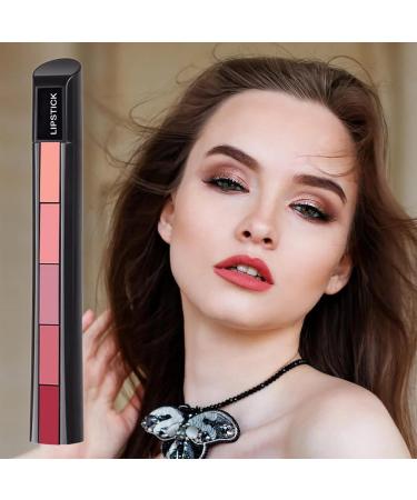 HOUSN Matte Lipstick 5 Colors Lipstick Set Waterproof Matte Velvet Lipstick Non-Stick Cup Lip Makeup Gift Box for Girls and Women - Buy Online on GoSupps.com