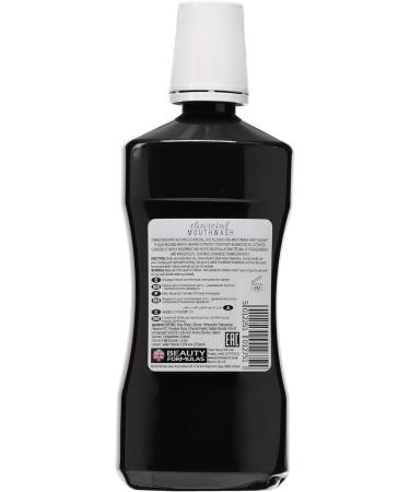 Buy Beauty Formulas Charcoal Mouthwash for Men - 500ml | Fresh Breath & Active Ingredients - Buy Online on GoSupps.com