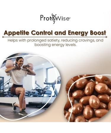 ProtiWise High Protein Soy Snacks - 15g Chocolate | Weight Loss KETO Friendly Low Fat & Calorie - 7/Box - Buy Online on GoSupps.com