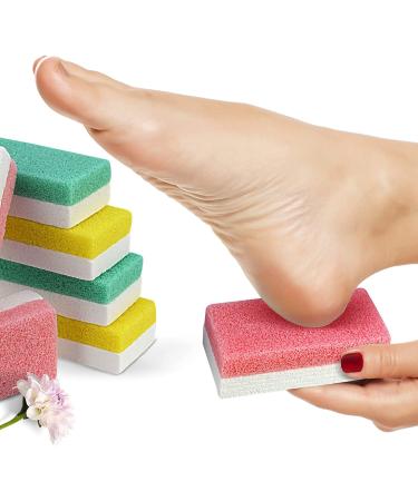 Pumice Stone for Feet - 2-in-1 Callus Remover & Exfoliator Tool - Pack of 6 - Buy Online on GoSupps.com