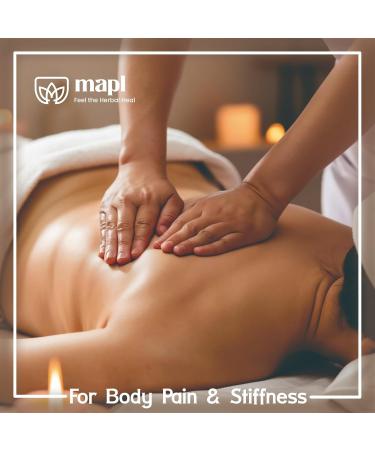 Buy MAPL Organic Castor Oil - 100% Natural Arandi Oil for Healthy Skin & Hair | Edible Pure Cold Pressed | Unrefined & Hexane Free | 200 ML - Buy Online on GoSupps.com