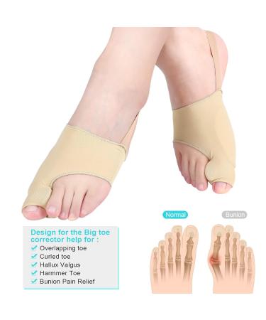 Okuyonic Toe Separator & Bunion Corrector | Hallux Valgus Splint for Pain Relief & Prevention | Elastic Material - Buy Online on GoSupps.com