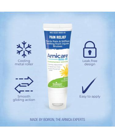 Boiron Arnicare Roll-On for Joint & Muscle Pain Relief | Cooling & Fragrance-Free | 1.5 oz - Ships Internationally - Buy Online on GoSupps.com