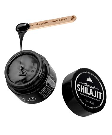 NATURAL SHILAJIT Resin (20g) Genuine Altai Shilajit for Men & Women DBP-Verified Bioactive Complex Trace Minerals & Fulvic Compounds Lab Tested Pure Resin Supplement 0.71 Ounce (Pack of 1)