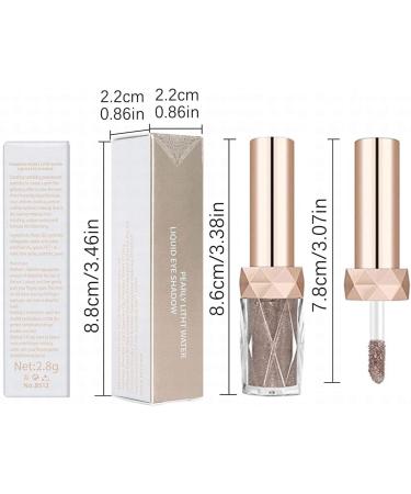 Liquid Eyeshadow Set - High Pigment Shimmer Eye Shadow - 6 Colors Waterproof Eyeliner Eyebrow Make-up Multi-Dimensional Eye Looks Fovolat 06 - Buy Online on GoSupps.com