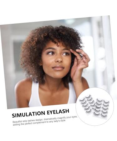 minkissy 10 Pairs Eyelashes Fluffy Eyeslash Natural Eye Lashes Halloween Makeup Supplies Long Extension Eyeslash Christmas Eye Lashes Makeup Lash Makeup Eyelash 3d Fiber Multi-layer - Buy Online on GoSupps.com