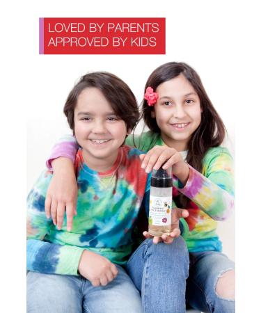 Organic Gentle Kids Foaming Face Wash - Natural, Vegan, Toxin-Free | Sulphate & Paraben Free | Orange Oil | For Kids & Preteens - Buy Online on GoSupps.com