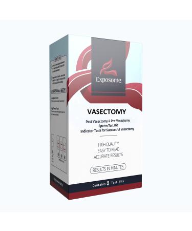 Exposome BioSciences Vasectomy Home Test Kit (Contains 2 Tests)