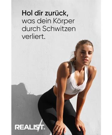 REALIST Electrolytes without sugar - electrolyte powder with 1390 mg electrolytes - potassium and magnesium for electrolyte balance - keto neutral and unsweetened - 30 sticks - Buy Online on GoSupps.com