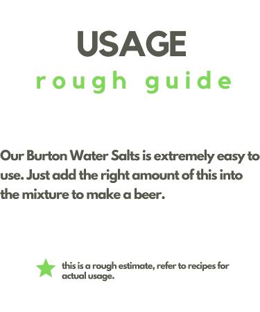 Burton Water Salts (100g)| Packed in Canada| Also Known as Brewing Salts| Harden Brewing Water and Prevent Chill Haze| Used for Homebrewing Process in Beer Making by Elo s Premium - Buy Online on GoSupps.com