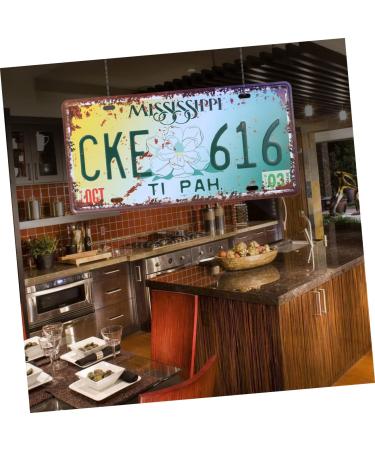 ABOOFAN Emblems Family Wall Decor The Office Decor Friend Iron Painting The Sign Vintage License Plate - Buy Online on GoSupps.com