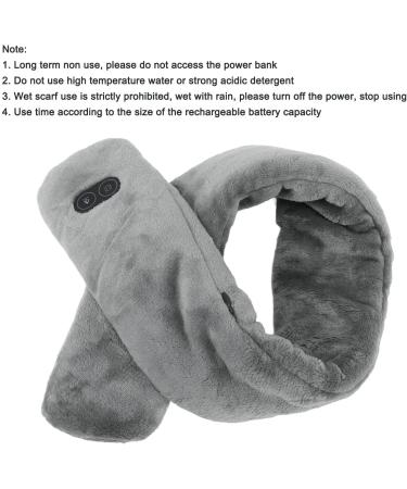 Buy XCELLO Heating Scarf - USB Soft Warm Neck Wrap for Pain Relief & Vibration Massage - Ideal for Adults & Seniors - Buy Online on GoSupps.com