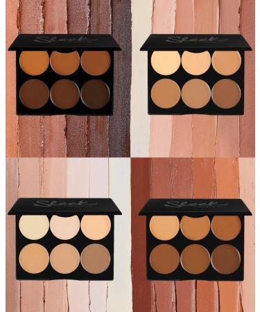 Sleek MakeUp Cream Contour Kit Light - 0.02 Kg | Define & Sculpt for Flawless Look - Buy Online on GoSupps.com