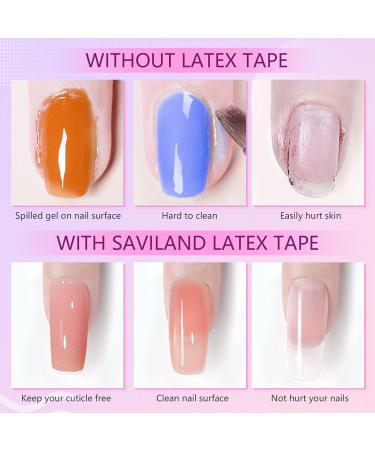Saviland Liquid Nail Latex - 2PCS Peel Off Cuticle Guard & Skin Barrier Set - Buy Online on GoSupps.com