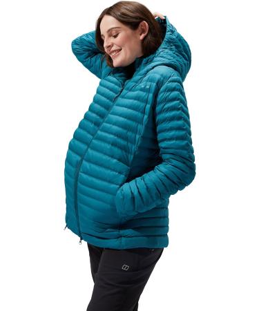 Berghaus Women's Nula Maternity 2in1 Hooded Jacket | Size 16 | Deep Ocean - Buy Online on GoSupps.com