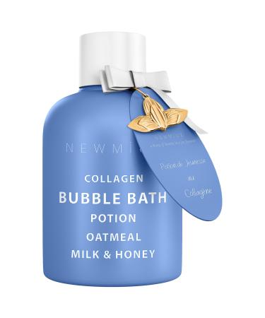 Collagen Bubble Bath - Long Lasting Bubbles Luxury Foaming Bath - Oatmeal Milk Honey - Moisturizing Relaxing Stress Relief Calming Self Care Spa Gift for Women Birthday Gifts Christmas