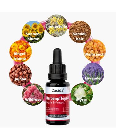  Casida Casida Repair & Protect Healing Oil - eliminates bothersome and unsightly scars - its formula is based on plant oils - pharmacy quality - 20ml - Buy Online on GoSupps.com