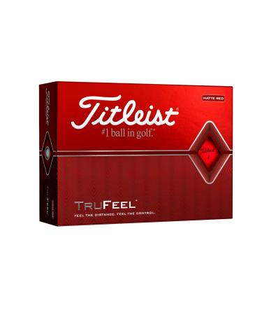 Titleist TruFeel Golf Balls Red