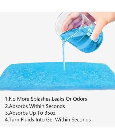 Commode Liners Pads (60 Pads + 60 Bags) - Disposable & Super Absorbent - Fits All Standard Toilet Chairs - No Leaks, Reduced Odor - Buy Online on GoSupps.com