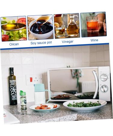 Zerodeko 6 Pcs Condiment Bottles Cooking Oil Dispenser Sugar Jar Oil and Vinegar Jars Condiment Containers Soy Sauce Dispenser Oil Container Vinegar Pot Soy Sauce Bottle Glass Leakproof 13.2X11X7.2CMx3pcs Bluex3pcs - Buy Online on GoSupps.com