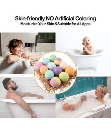 Aromatherapy Shower Steamers Christmas Gift Set - Relaxing Bath Bombs - Buy Online on GoSupps.com