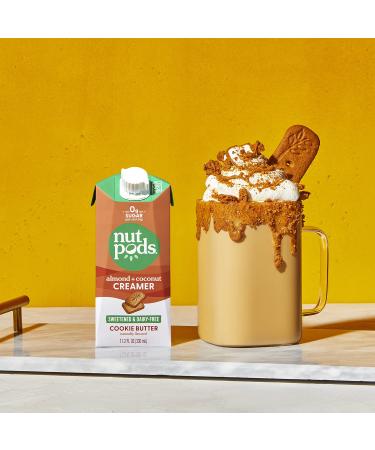 nutpods Cookie Butter Keto Coffee Creamer - 3-Pack, Sugar Free, 5 Calories - Gluten Free, Non-GMO, Vegan - 11.2 Fl Oz - Buy Online on GoSupps.com