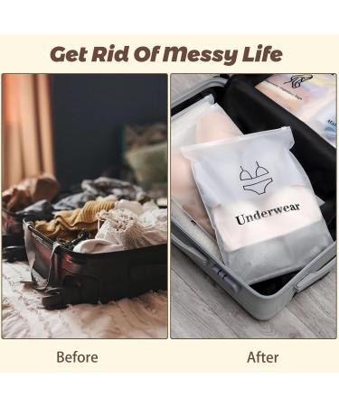 Lanjue 20 Pcs Baby Hospital Maternity Organiser Bags 38 * 28cm - Essential Reusable Plastic Ziplock Bags for Newborn Baby and Mum to Be - Buy Online on GoSupps.com